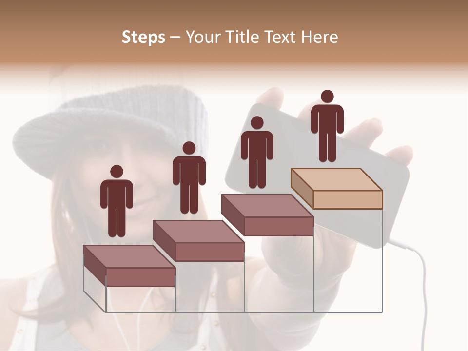 Contemporary Caucasian Connection PowerPoint Template