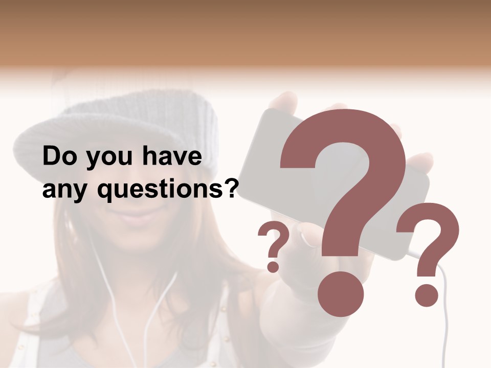 Contemporary Caucasian Connection PowerPoint Template