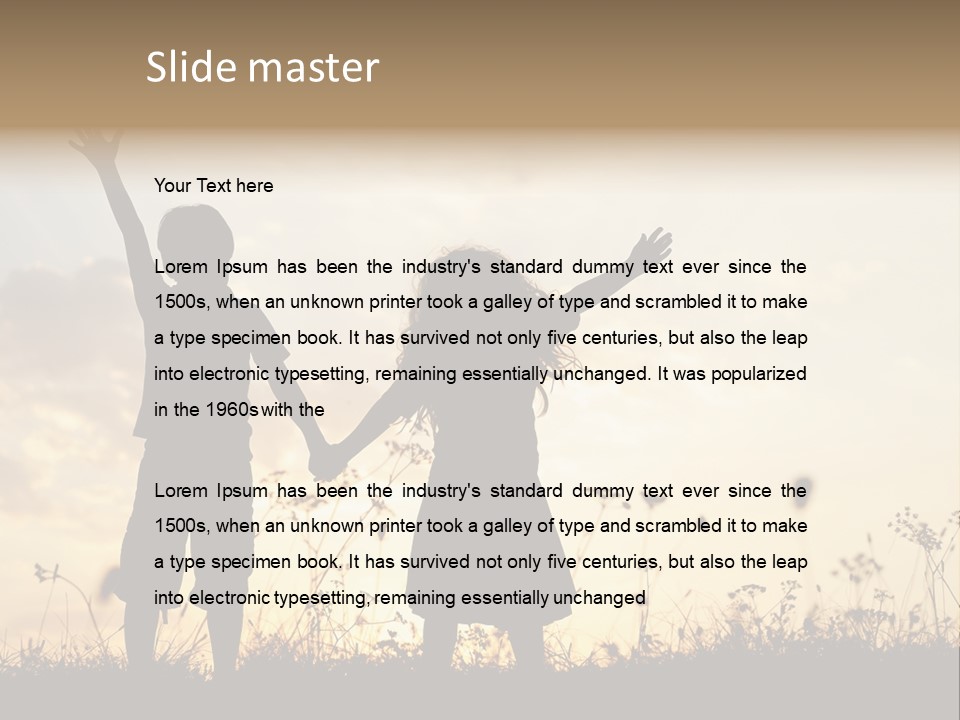 Nature Backgrounds Clouds PowerPoint Template