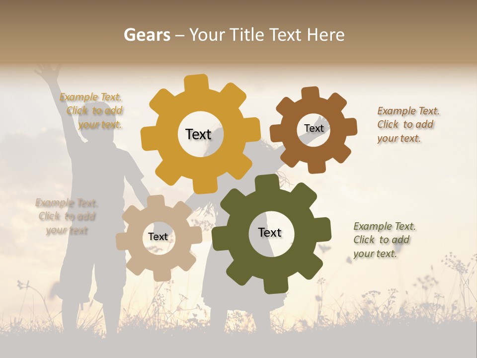 Nature Backgrounds Clouds PowerPoint Template