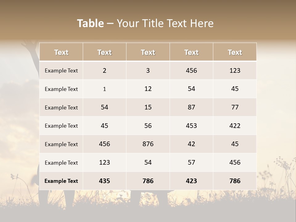 Nature Backgrounds Clouds PowerPoint Template