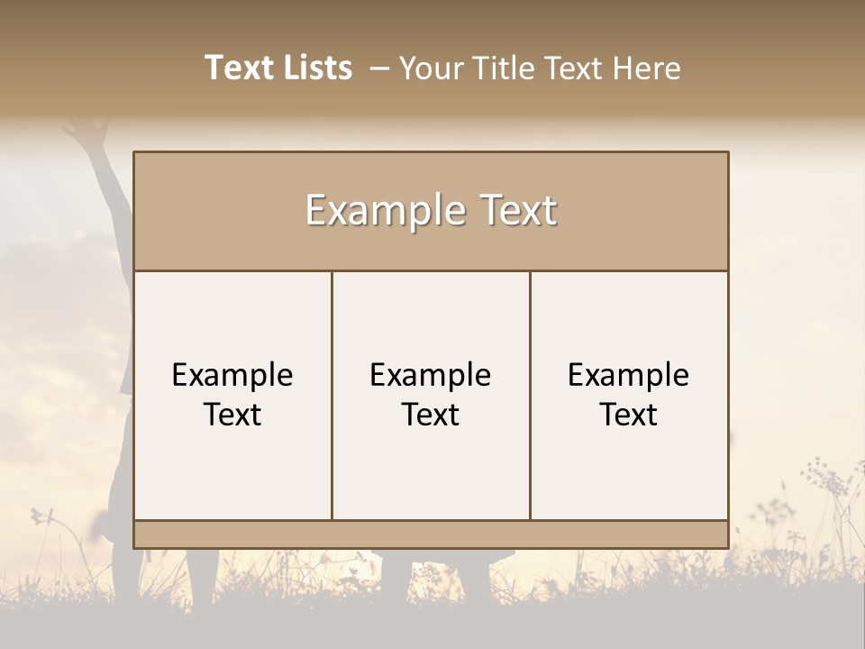 Nature Backgrounds Clouds PowerPoint Template