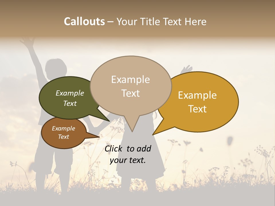 Nature Backgrounds Clouds PowerPoint Template