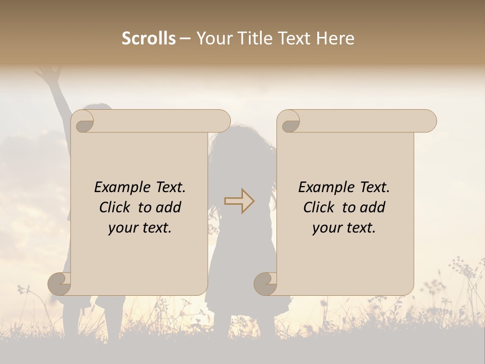 Nature Backgrounds Clouds PowerPoint Template