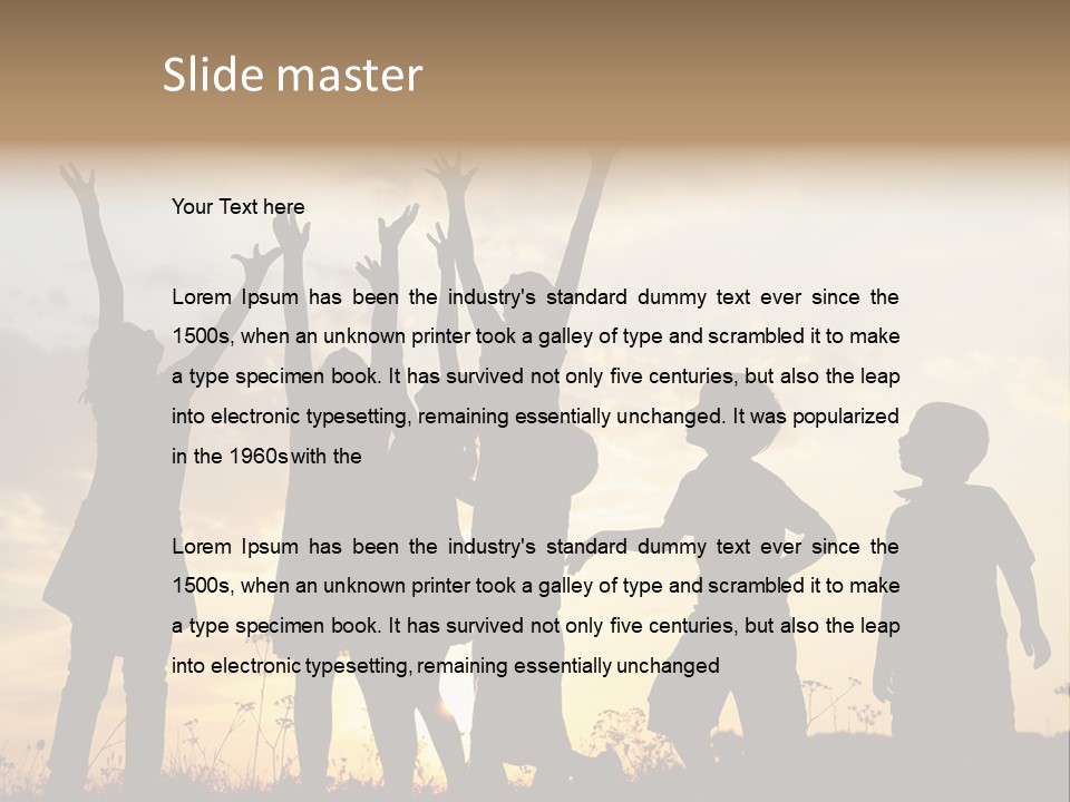 Outside Happy Hot PowerPoint Template