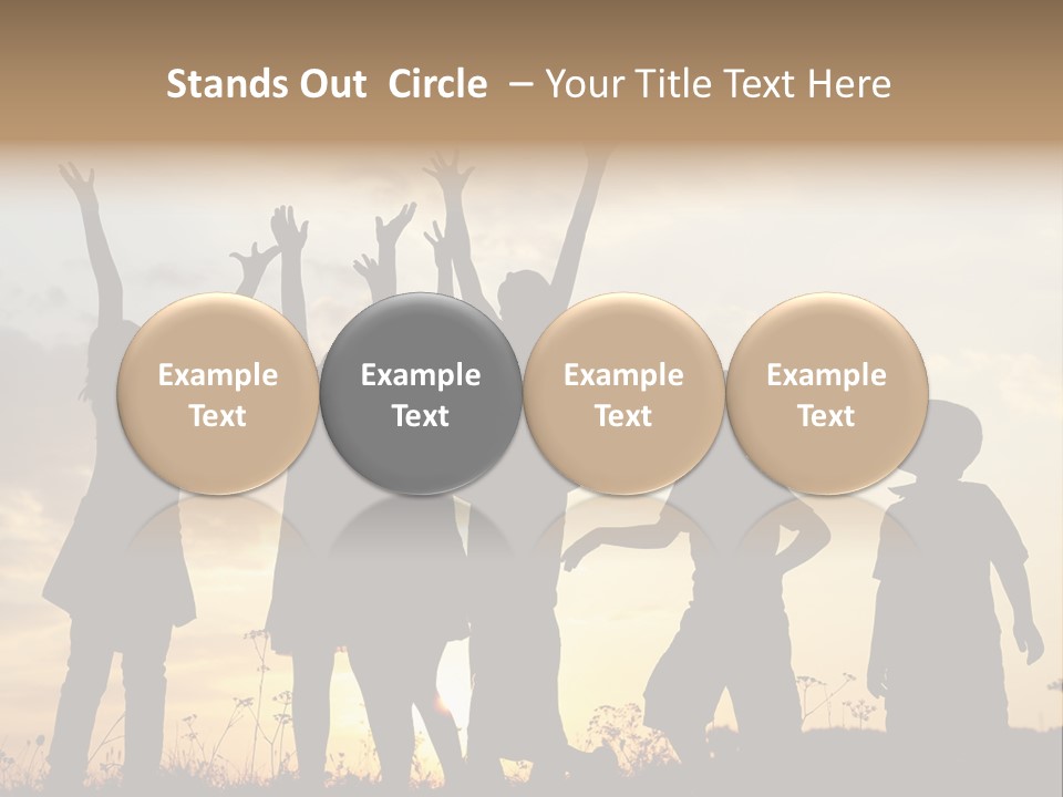 Outside Happy Hot PowerPoint Template