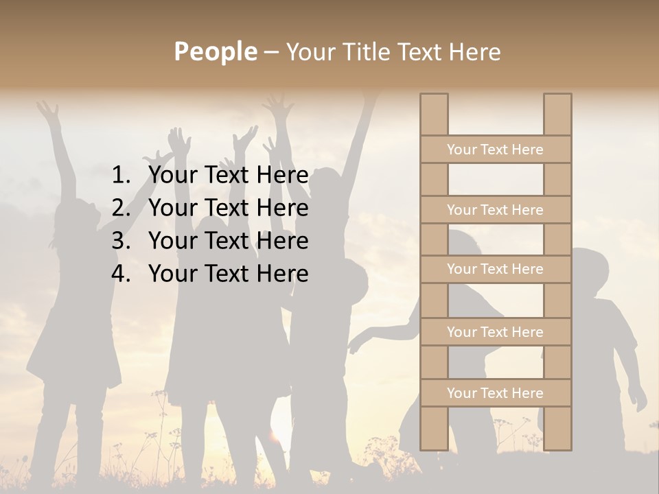 Outside Happy Hot PowerPoint Template