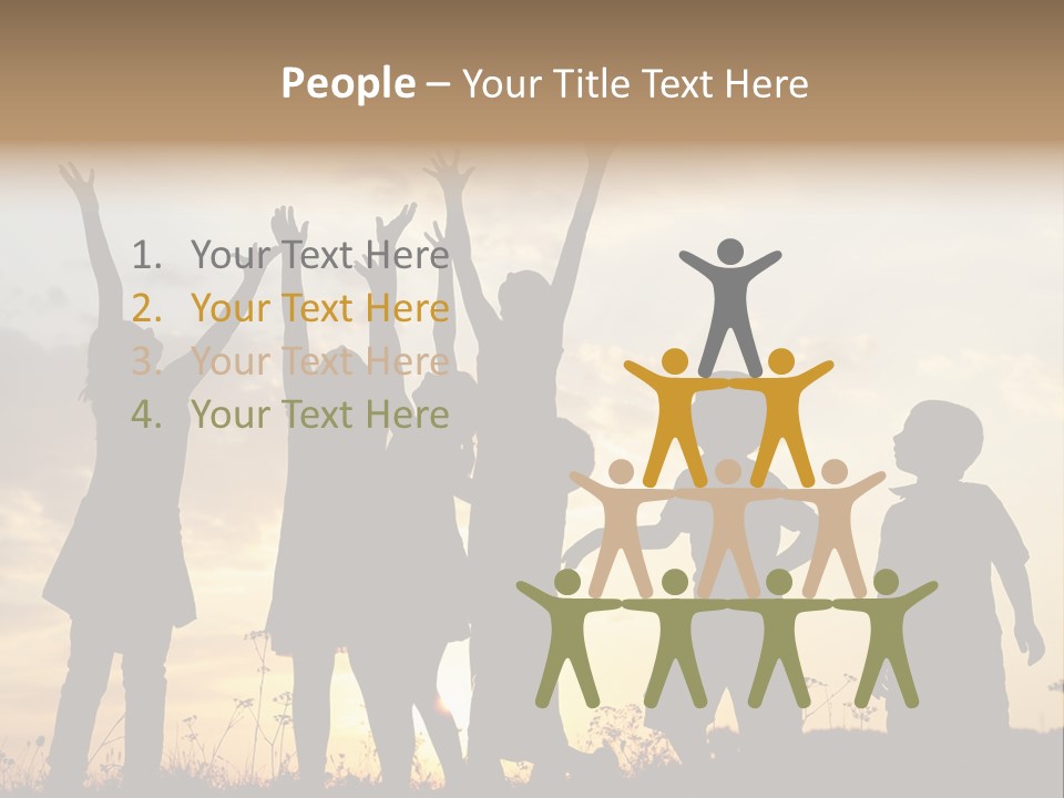Outside Happy Hot PowerPoint Template