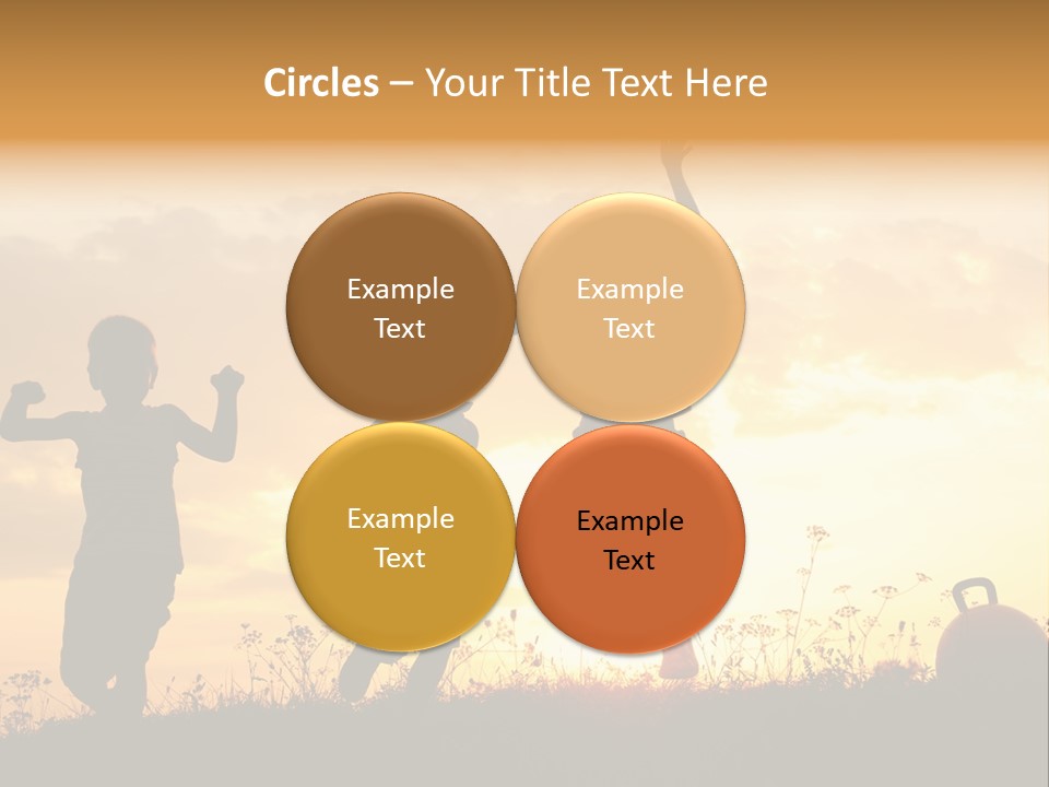 Sunset Summertime Sky PowerPoint Template