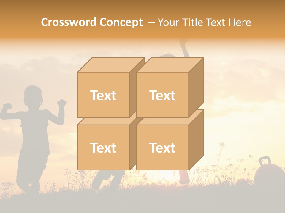 Sunset Summertime Sky PowerPoint Template