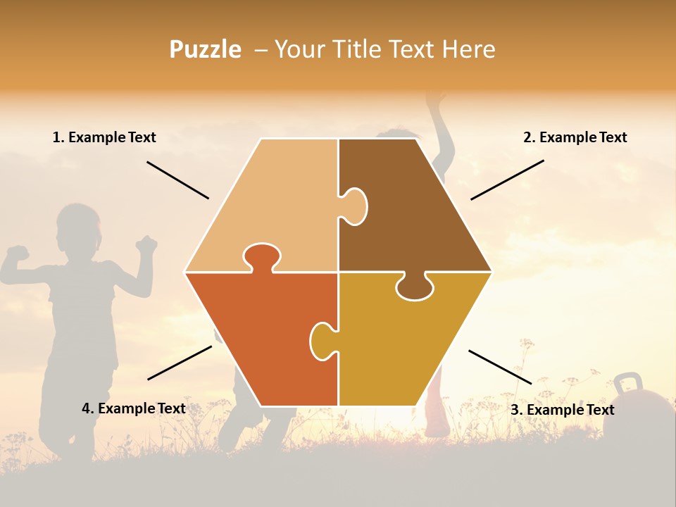 Sunset Summertime Sky PowerPoint Template