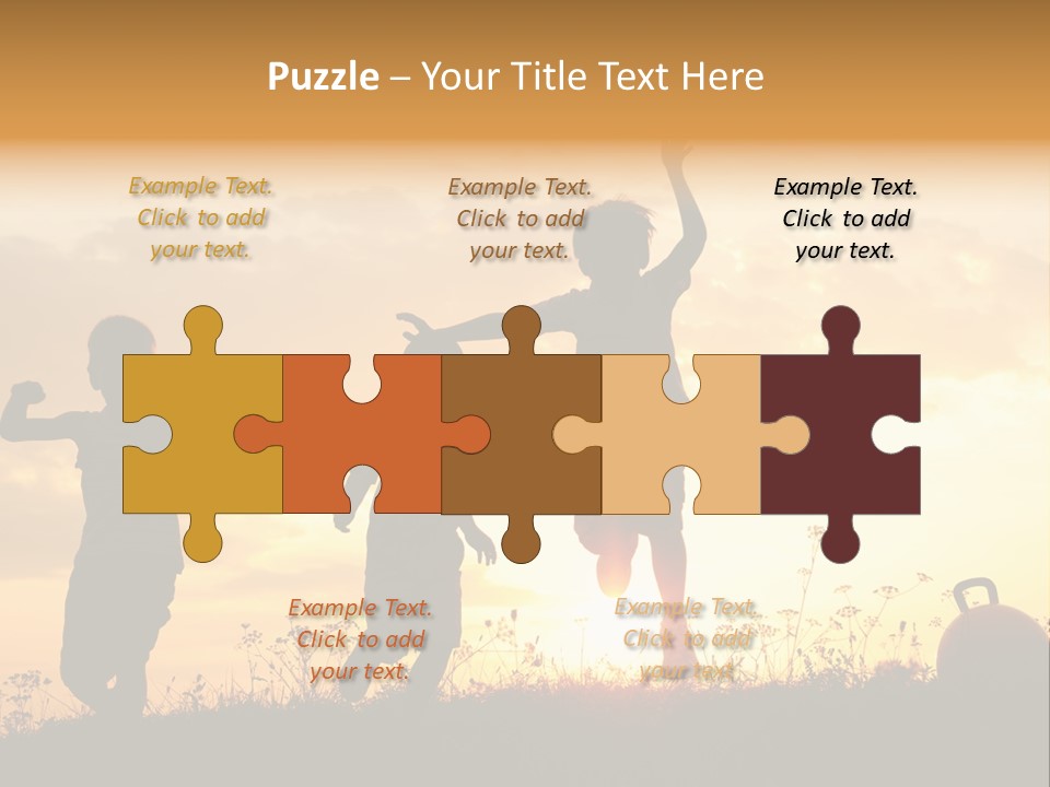 Sunset Summertime Sky PowerPoint Template