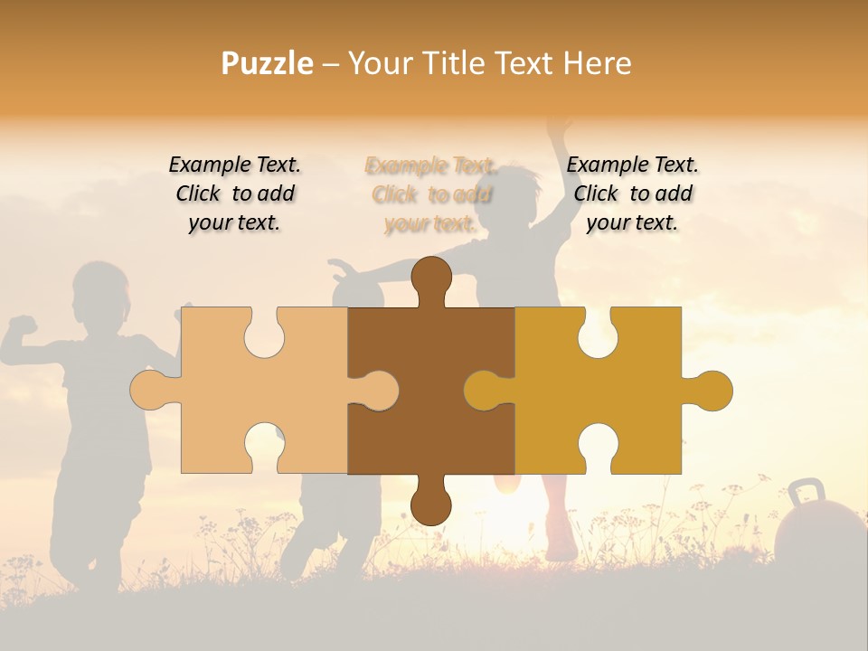 Sunset Summertime Sky PowerPoint Template