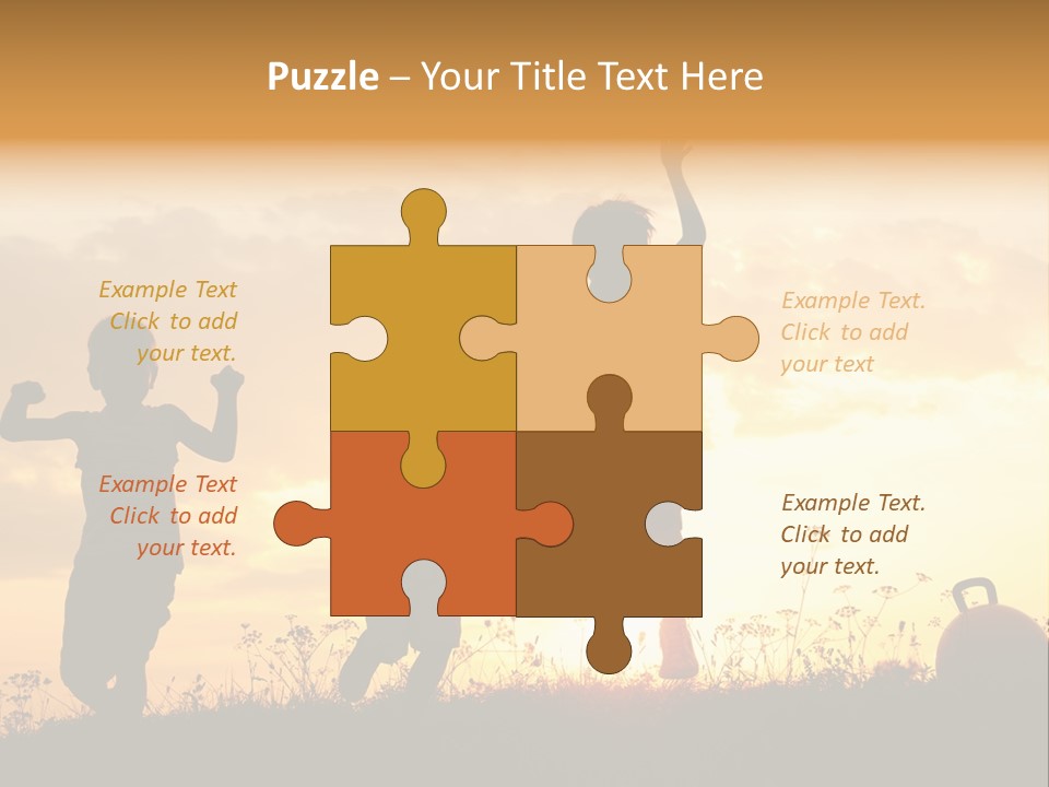 Sunset Summertime Sky PowerPoint Template