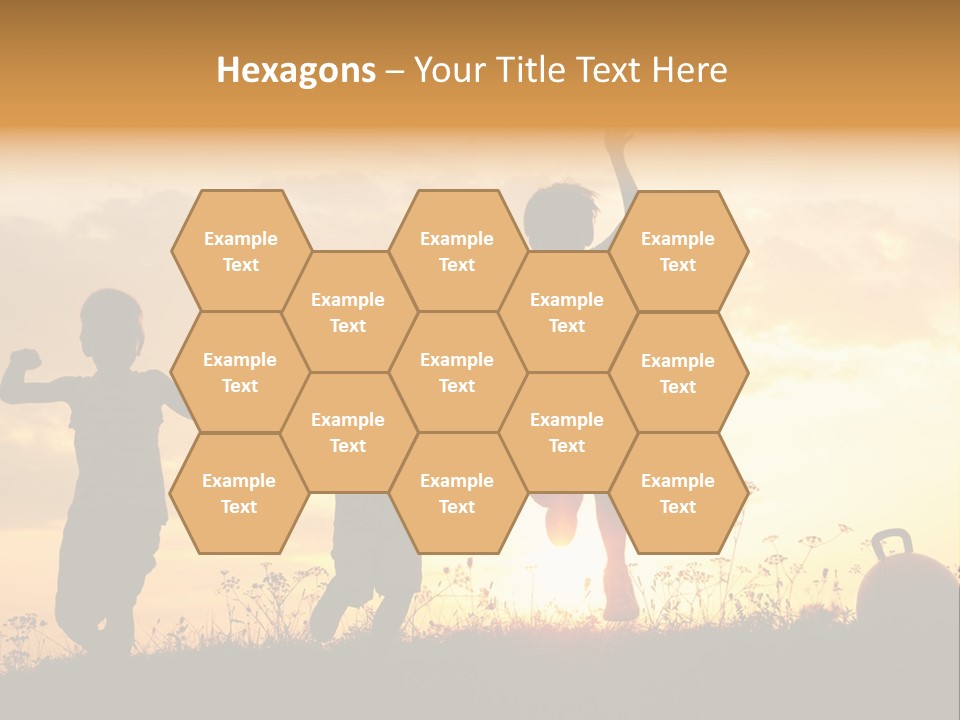 Sunset Summertime Sky PowerPoint Template