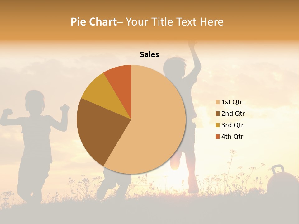 Sunset Summertime Sky PowerPoint Template