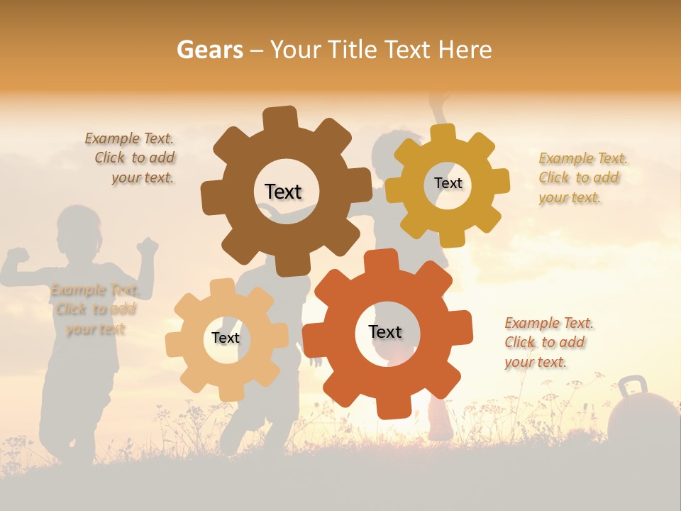 Sunset Summertime Sky PowerPoint Template