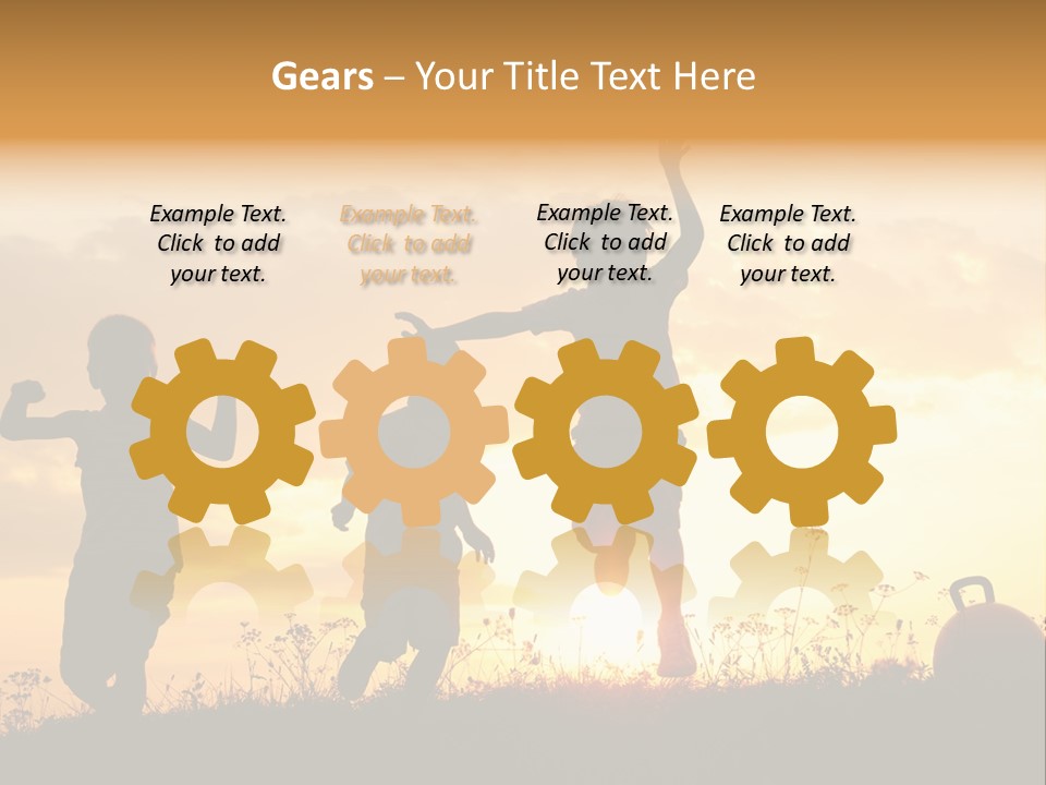 Sunset Summertime Sky PowerPoint Template