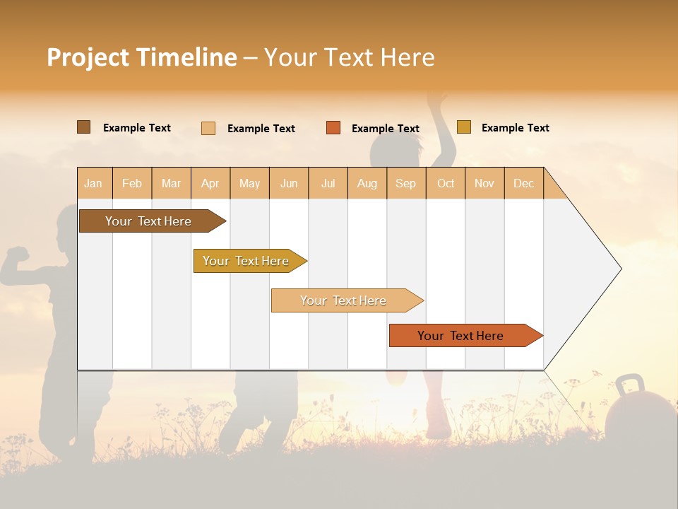 Sunset Summertime Sky PowerPoint Template