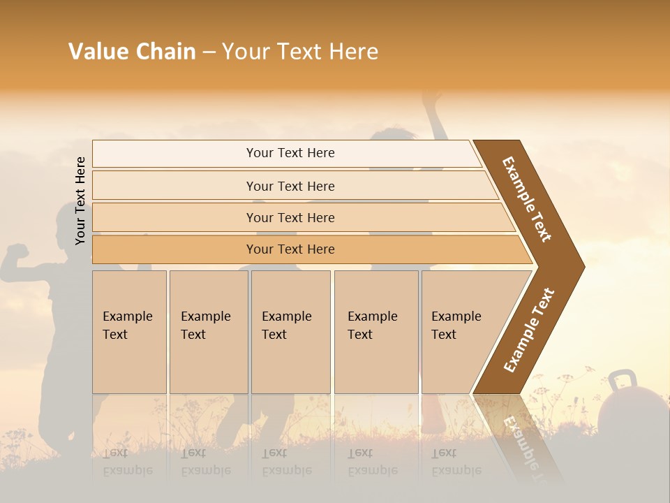 Sunset Summertime Sky PowerPoint Template