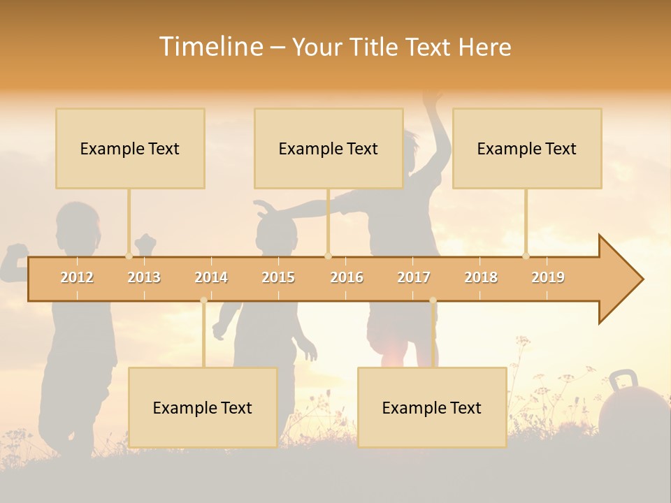Sunset Summertime Sky PowerPoint Template