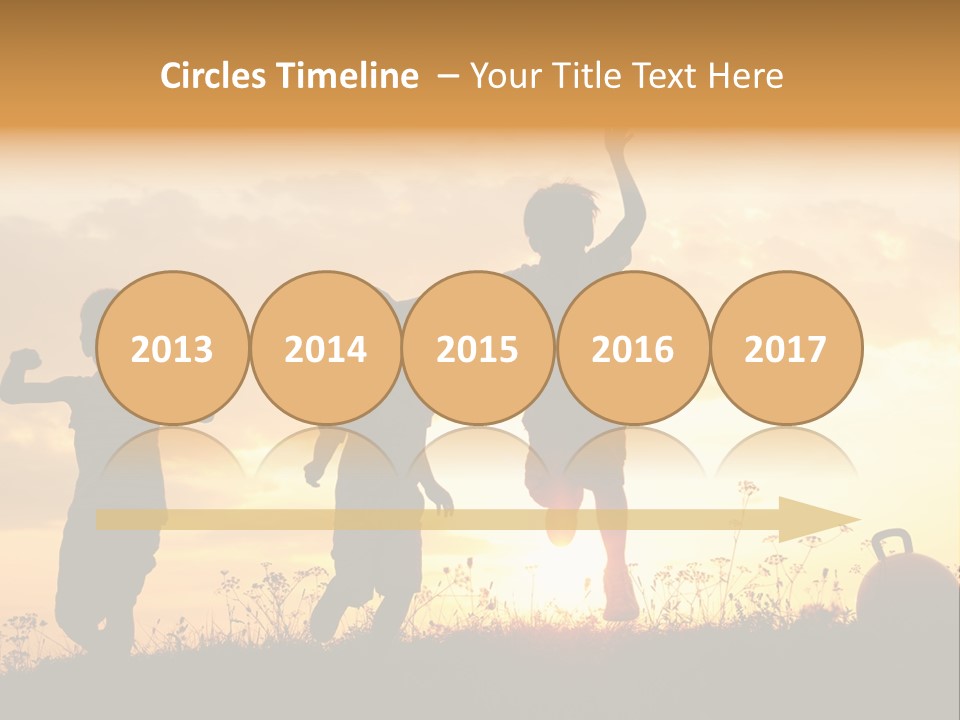 Sunset Summertime Sky PowerPoint Template