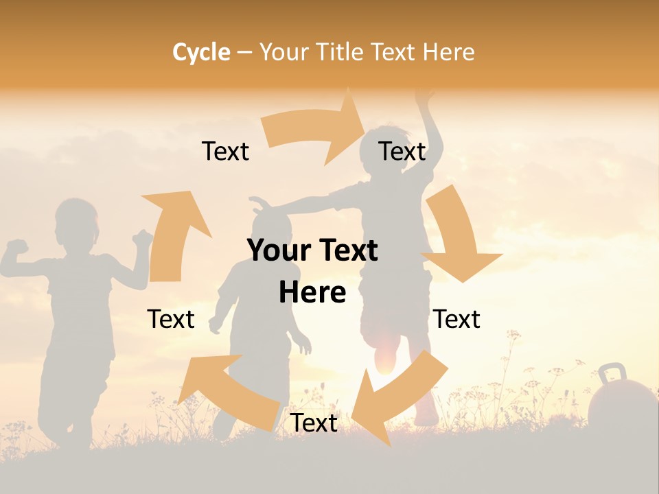 Sunset Summertime Sky PowerPoint Template