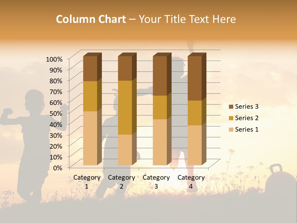 Sunset Summertime Sky PowerPoint Template