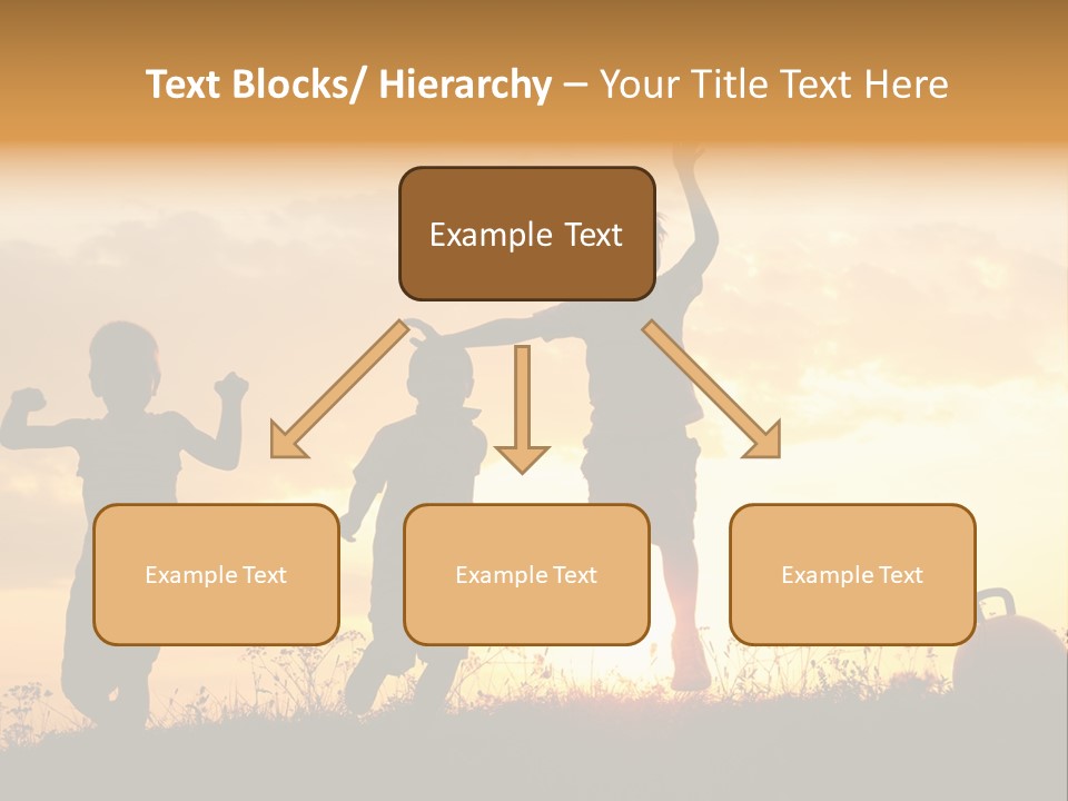 Sunset Summertime Sky PowerPoint Template