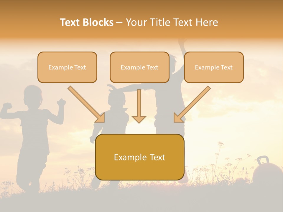 Sunset Summertime Sky PowerPoint Template