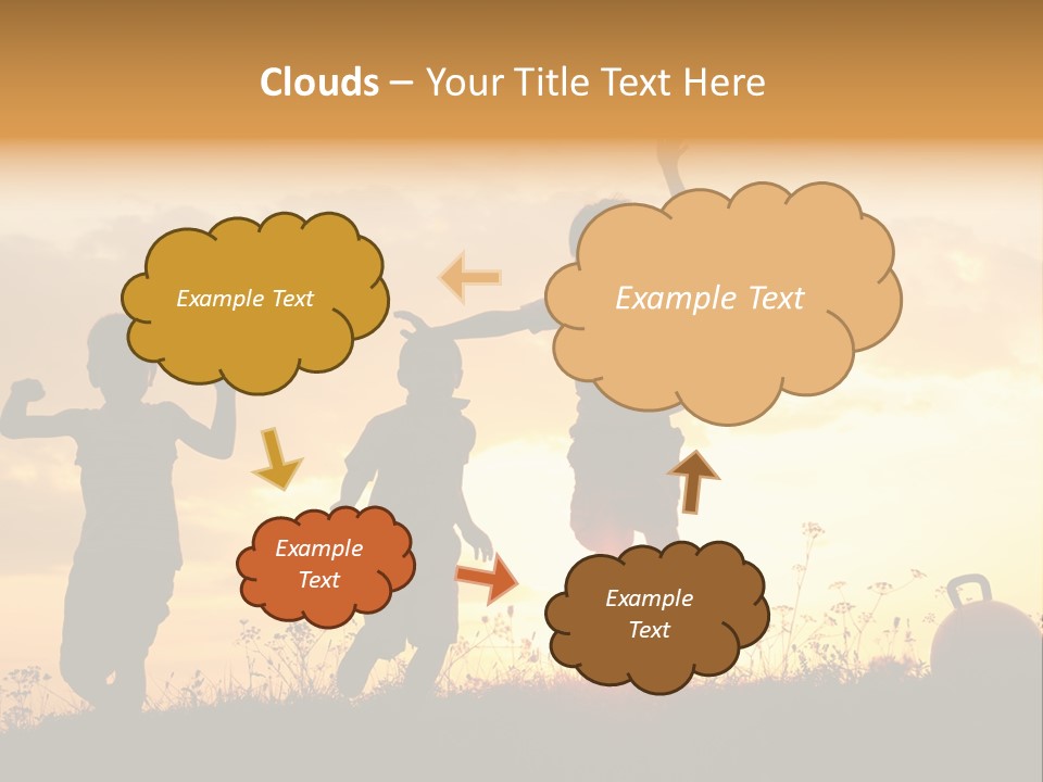 Sunset Summertime Sky PowerPoint Template