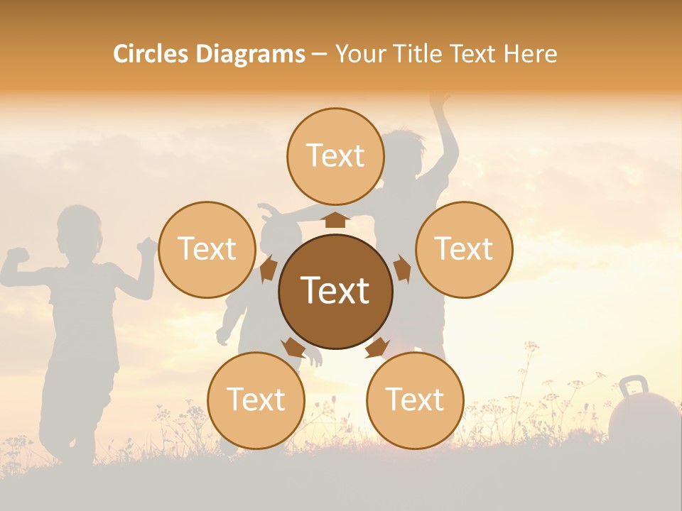 Sunset Summertime Sky PowerPoint Template