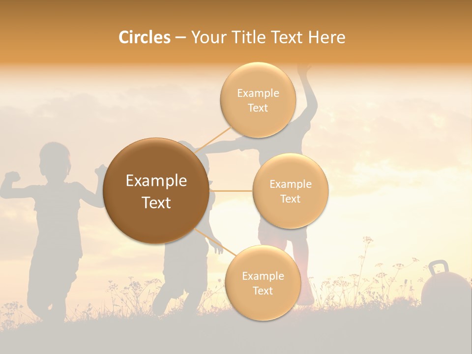 Sunset Summertime Sky PowerPoint Template