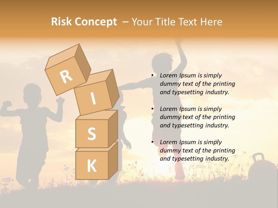 Sunset Summertime Sky PowerPoint Template