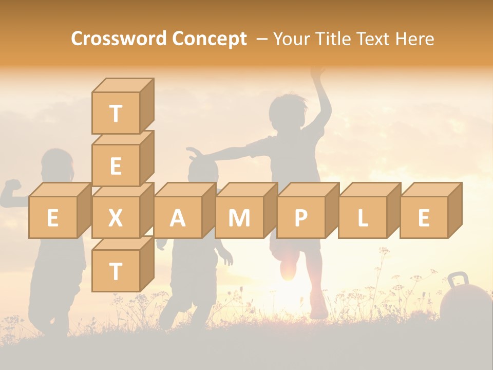 Sunset Summertime Sky PowerPoint Template