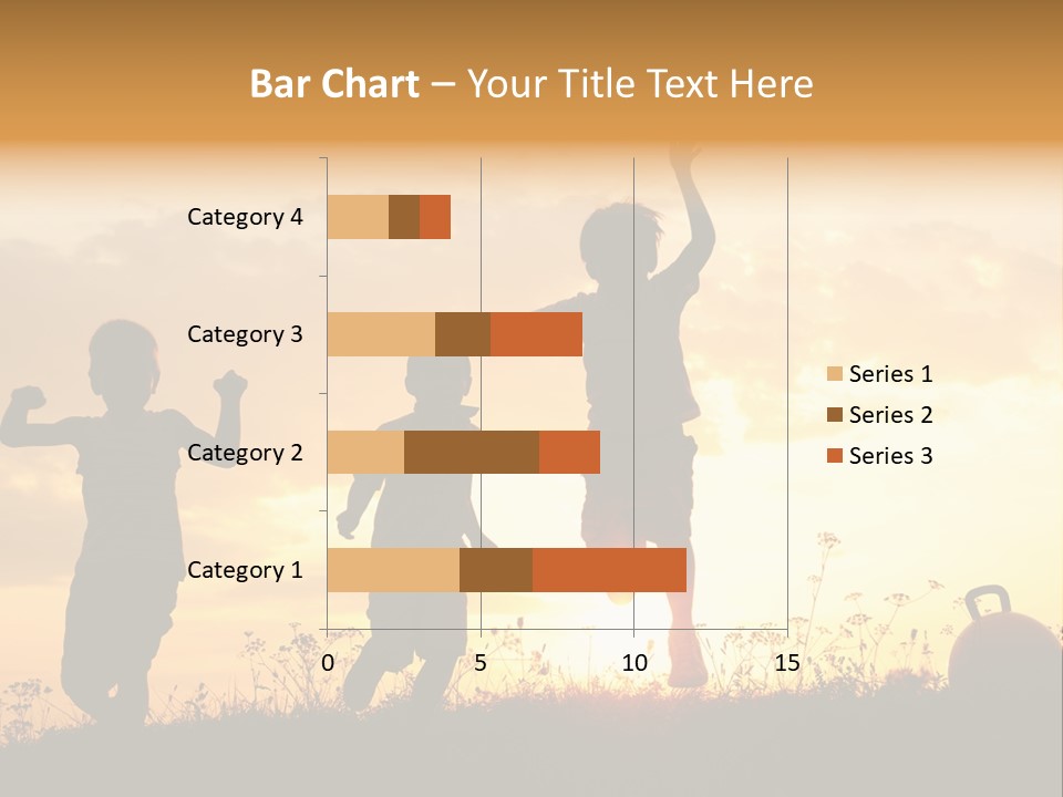Sunset Summertime Sky PowerPoint Template