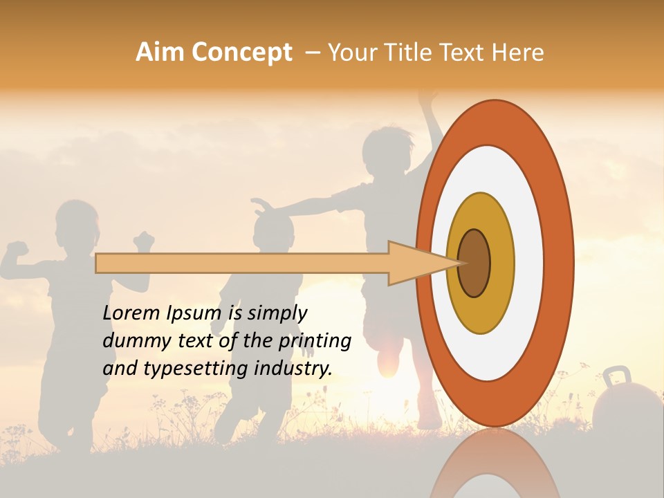 Sunset Summertime Sky PowerPoint Template