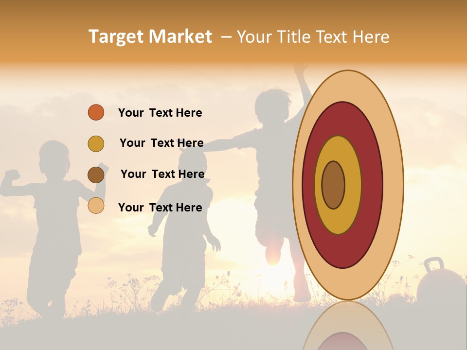 Sunset Summertime Sky PowerPoint Template