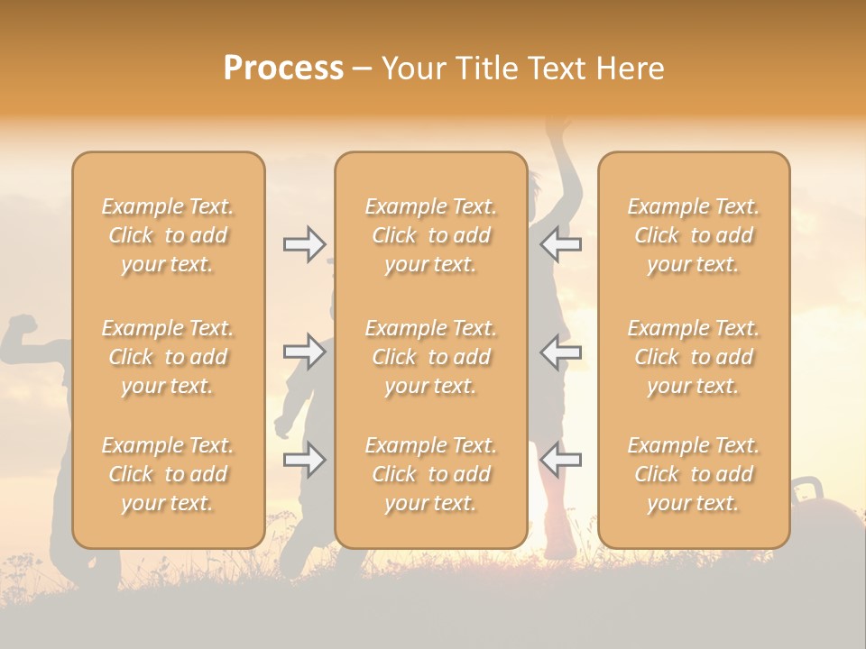 Sunset Summertime Sky PowerPoint Template