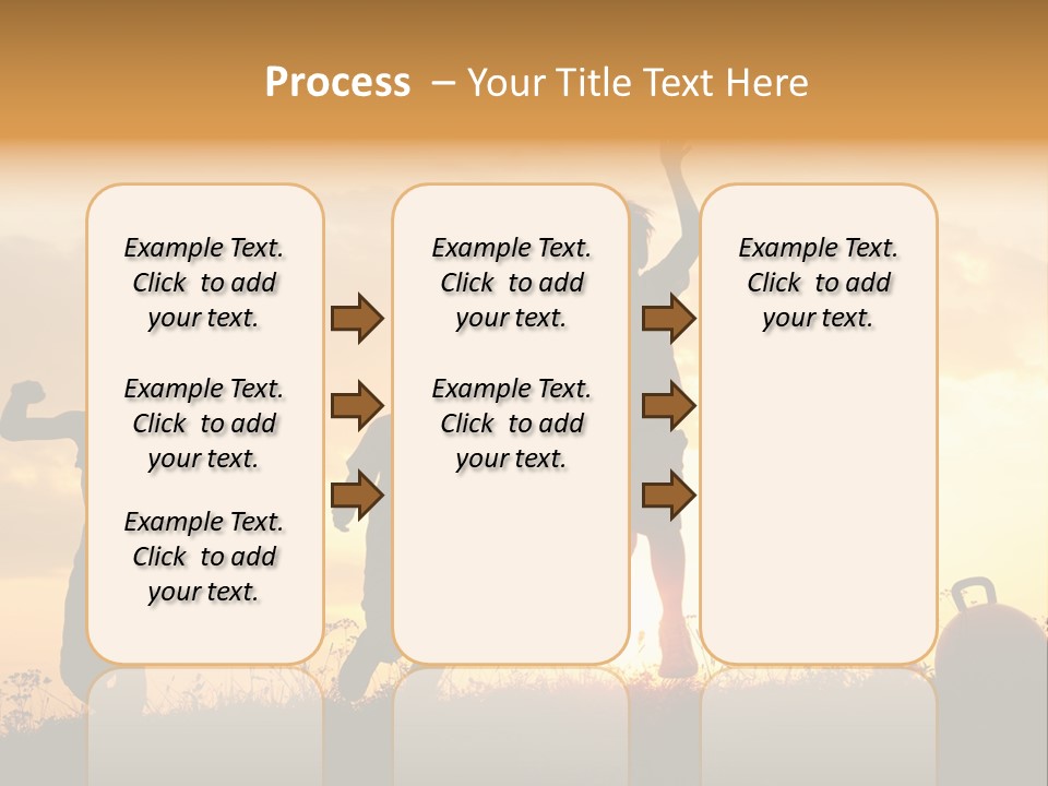 Sunset Summertime Sky PowerPoint Template
