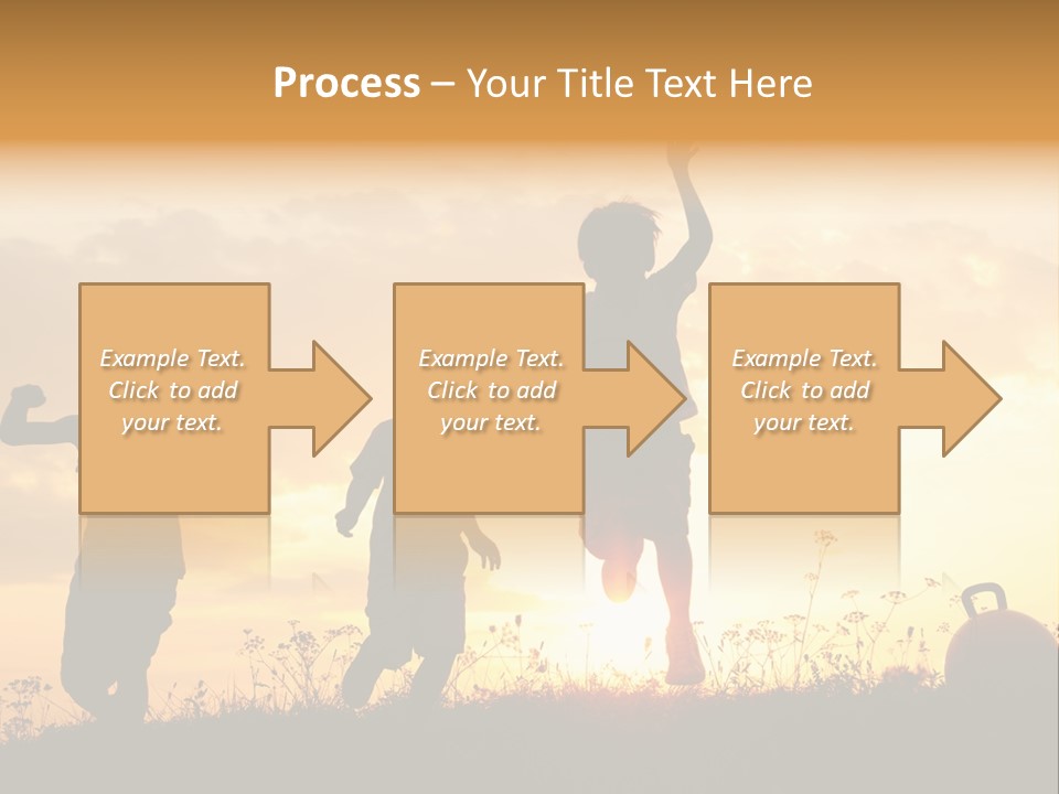 Sunset Summertime Sky PowerPoint Template