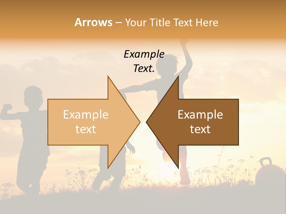 Sunset Summertime Sky PowerPoint Template