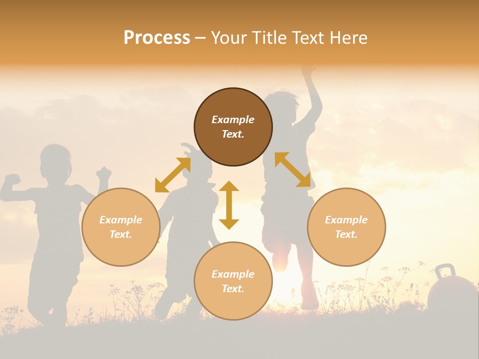 Sunset Summertime Sky PowerPoint Template