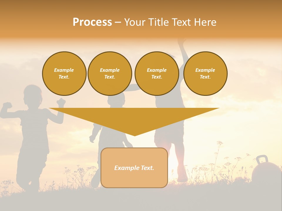 Sunset Summertime Sky PowerPoint Template