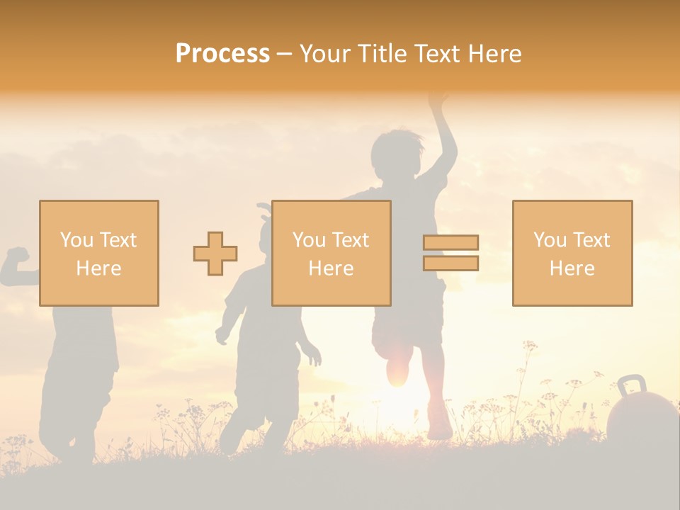 Sunset Summertime Sky PowerPoint Template