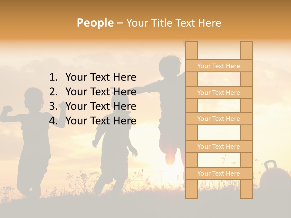 Sunset Summertime Sky PowerPoint Template