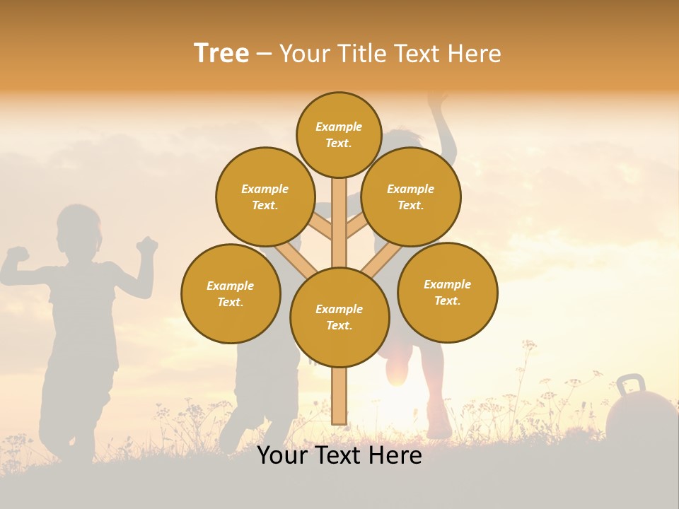 Sunset Summertime Sky PowerPoint Template