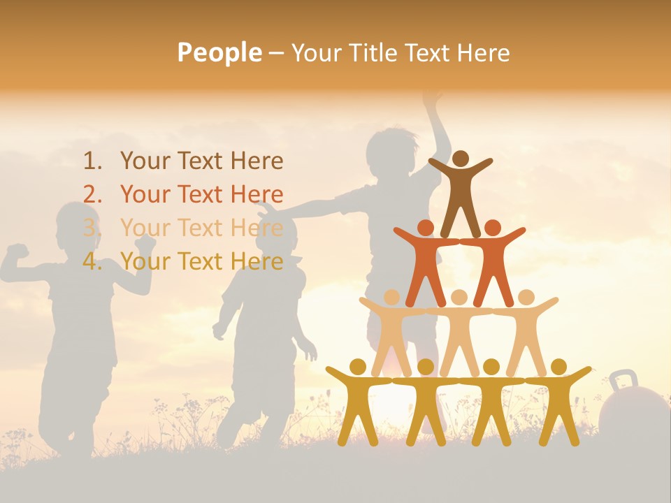 Sunset Summertime Sky PowerPoint Template