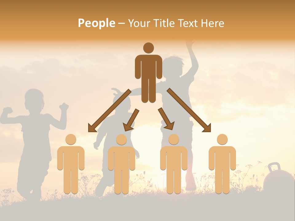 Sunset Summertime Sky PowerPoint Template