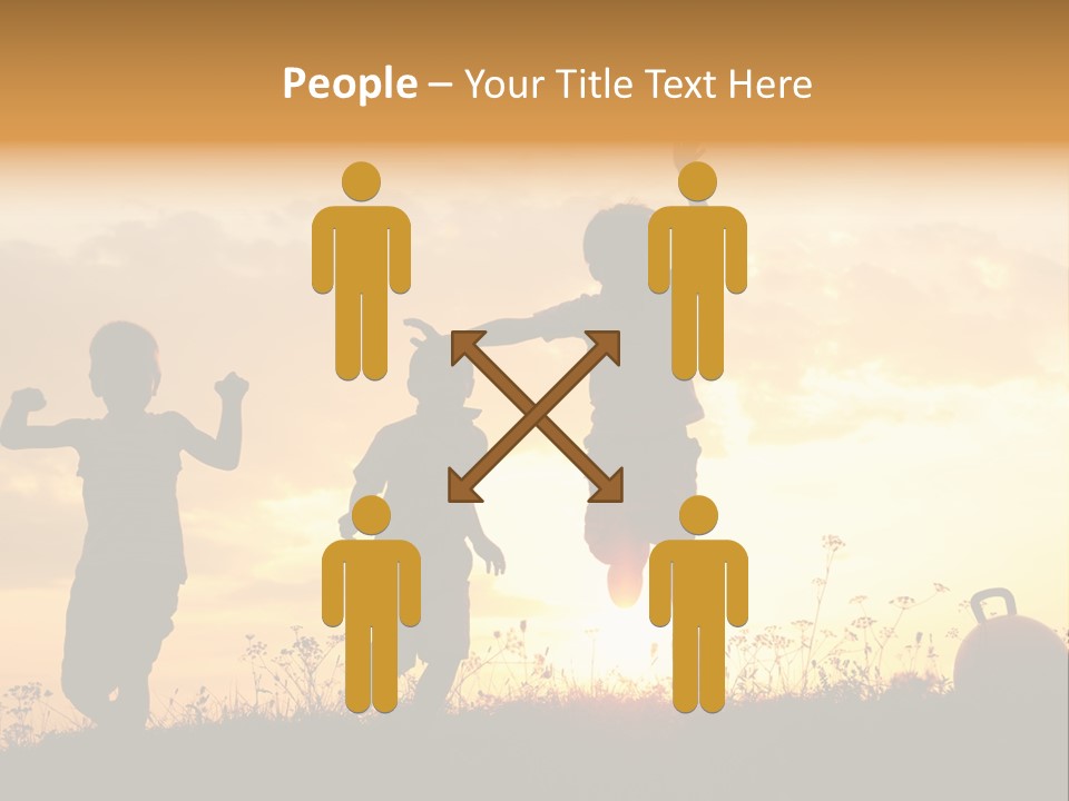 Sunset Summertime Sky PowerPoint Template